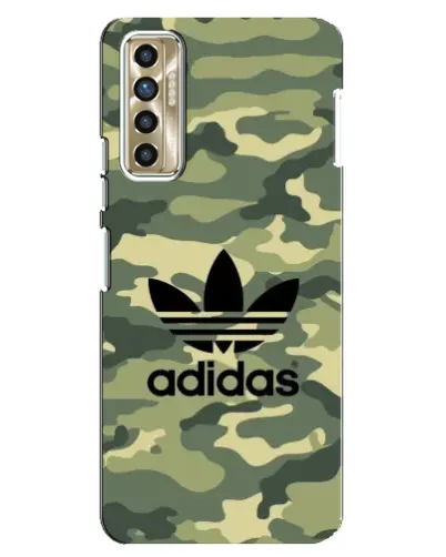 Чехол для TECNO Camon 17P (CG7n) с картинкой «Милитари стиль Adidas»