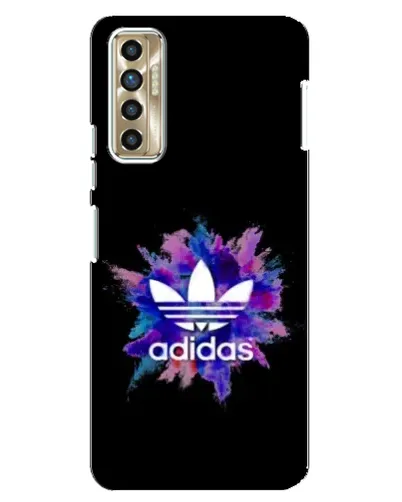 Чехол для TECNO Camon 17P (CG7n) с картинкой «Взрыв красок Adidas»