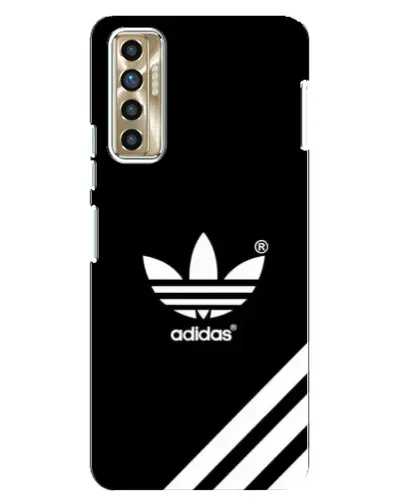 Чехол для TECNO Camon 17P (CG7n) с картинкой «Adidas с диагональными полосами»