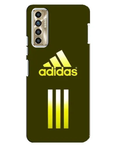 Чехол для TECNO Camon 17P (CG7n) с картинкой «Оливковый градиент Adidas»