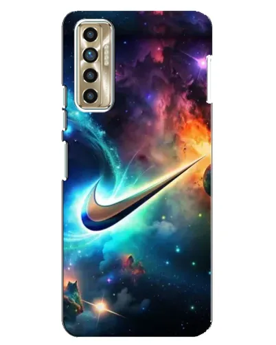 Чехол для TECNO Camon 17P (CG7n) с картинкой «Космический Nike Swoosh» Чехол для TECNO Camon 17P (CG7n) с картинкой «Космический Nike Swoosh»