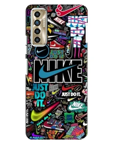 Чехол для TECNO Camon 17P (CG7n) с картинкой «Яркий коллаж Nike» Чехол для TECNO Camon 17P (CG7n) с картинкой «Яркий коллаж Nike»