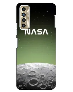 Чехол для TECNO Camon 17P (CG7n) с картинкой «NASA — лунный градиент» Чехол для TECNO Camon 17P (CG7n) с картинкой «NASA — лунный градиент»