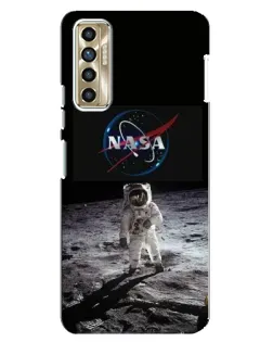 Чехол для TECNO Camon 17P (CG7n) с картинкой «Астронавт на Луне» Чехол для TECNO Camon 17P (CG7n) с картинкой «Астронавт на Луне»
