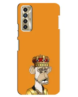 Чехол для TECNO Camon 17P (CG7n) с картинкой «Золотая обезьяна Bored Ape» Чехол для TECNO Camon 17P (CG7n) с картинкой «Золотая обезьяна Bored Ape»