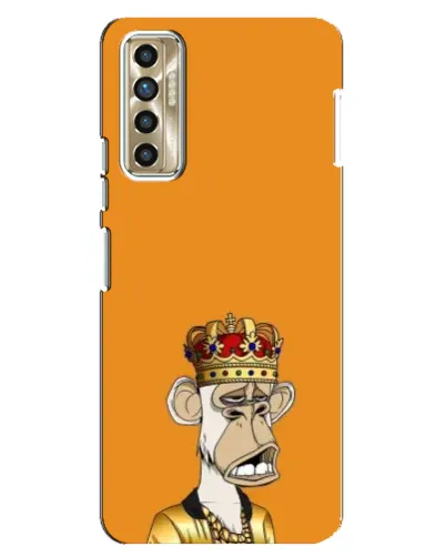 Чехол для TECNO Camon 17P (CG7n) с картинкой «Золотая обезьяна Bored Ape»