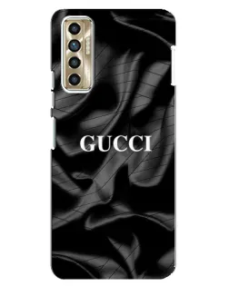 Чохол для TECNO Camon 17P (CG7n) з картинкою «Gucci — шовкові хвилі» Чохол для TECNO Camon 17P (CG7n) з картинкою «Gucci — шовкові хвилі»