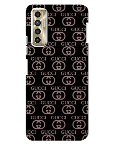 Чехол для TECNO Camon 17P (CG7n) с картинкой «Классическая монограмма Gucci»