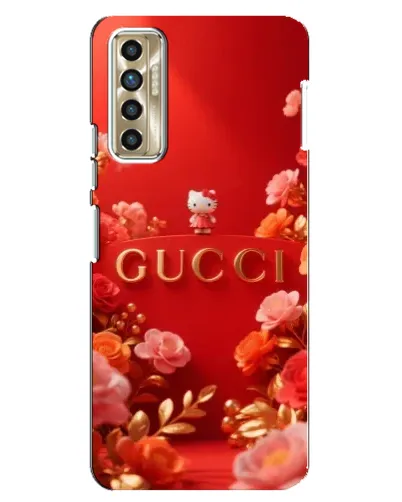 Чехол для TECNO Camon 17P (CG7n) с картинкой «Gucci — золотой сад»