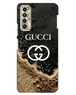 Чехол для TECNO Camon 17P (CG7n) с картинкой «Gucci — песчаные дюны» Чехол для TECNO Camon 17P (CG7n) с картинкой «Gucci — песчаные дюны»