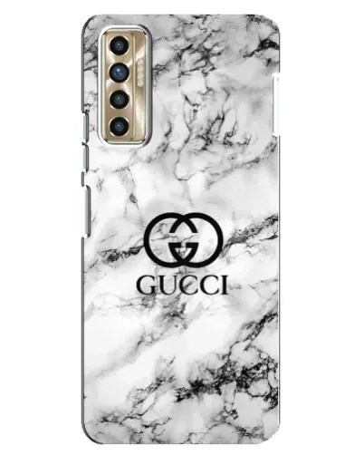 Чехол для TECNO Camon 17P (CG7n) с картинкой «Gucci — мраморный шик»