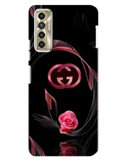 Чехол для TECNO Camon 17P (CG7n) с картинкой «Gucci — неоновая роза» Чехол для TECNO Camon 17P (CG7n) с картинкой «Gucci — неоновая роза»
