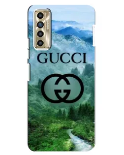 Чехол для TECNO Camon 17P (CG7n) с картинкой «Gucci — горный пейзаж» Чехол для TECNO Camon 17P (CG7n) с картинкой «Gucci — горный пейзаж»
