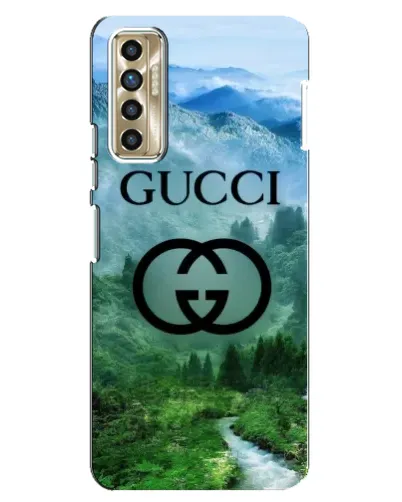 Чехол для TECNO Camon 17P (CG7n) с картинкой «Gucci — горный пейзаж»