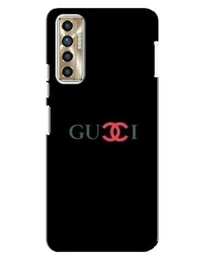 Чехол для TECNO Camon 17P (CG7n) с картинкой «Gucci — красный градиент»