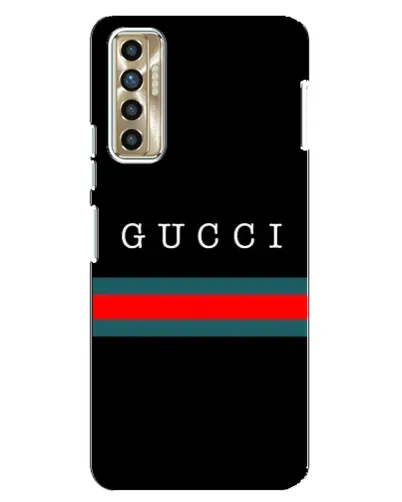 Чехол для TECNO Camon 17P (CG7n) с картинкой «Gucci — красный пояс»
