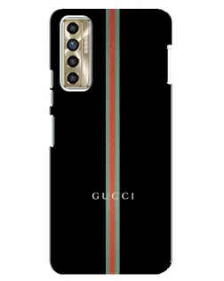 Чехол для TECNO Camon 17P (CG7n) с картинкой «Gucci — строгая линия» Чехол для TECNO Camon 17P (CG7n) с картинкой «Gucci — строгая линия»