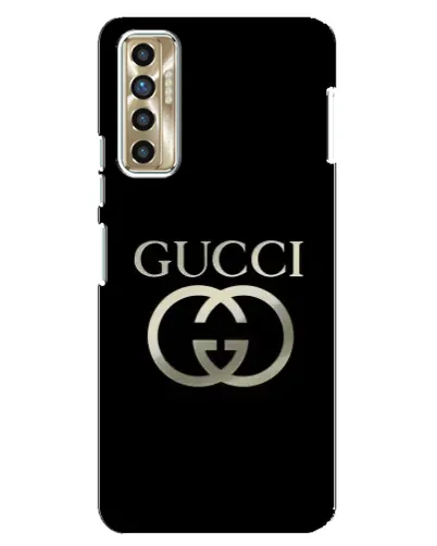 Чехол для TECNO Camon 17P (CG7n) с картинкой «Gucci — золото на черном» Чехол для TECNO Camon 17P (CG7n) с картинкой «Gucci — золото на черном»