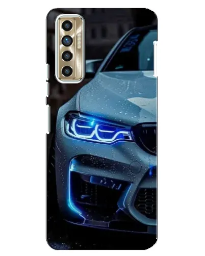 Чехол для TECNO Camon 17P (CG7n) с картинкой «Взгляд BMW с синими фарами» Чехол для TECNO Camon 17P (CG7n) с картинкой «Взгляд BMW с синими фарами»