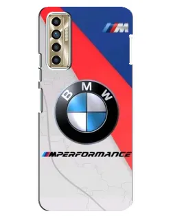 Чехол для TECNO Camon 17P (CG7n) с картинкой «BMW Performance стиль»