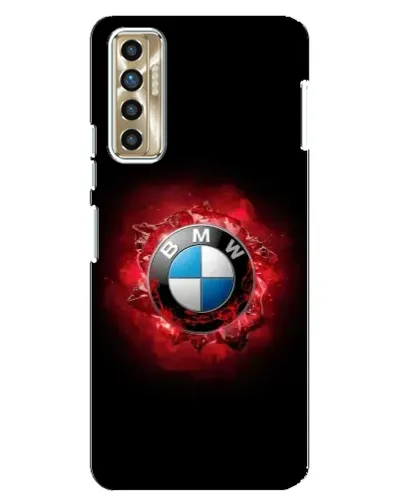 Чехол для TECNO Camon 17P (CG7n) с картинкой «Логотип BMW — вспышка» Чехол для TECNO Camon 17P (CG7n) с картинкой «Логотип BMW — вспышка»