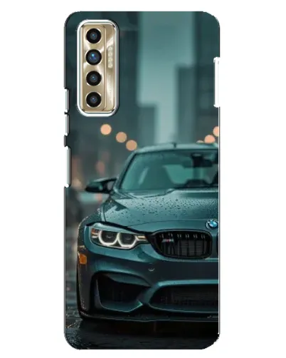 Чехол для TECNO Camon 17P (CG7n) с картинкой «BMW в огнях города» Чехол для TECNO Camon 17P (CG7n) с картинкой «BMW в огнях города»