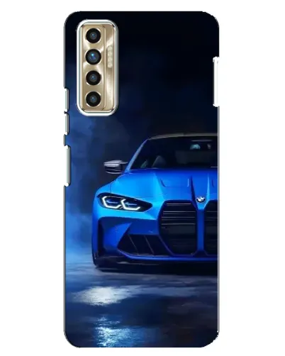 Чехол для TECNO Camon 17P (CG7n) с картинкой «Голубая BMW M4» Чехол для TECNO Camon 17P (CG7n) с картинкой «Голубая BMW M4»