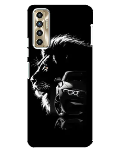 Чехол для TECNO Camon 17P (CG7n) с картинкой «BMW и лев» Чехол для TECNO Camon 17P (CG7n) с картинкой «BMW и лев»