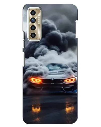 Чехол для TECNO Camon 17P (CG7n) с картинкой «BMW в дыму» Чехол для TECNO Camon 17P (CG7n) с картинкой «BMW в дыму»