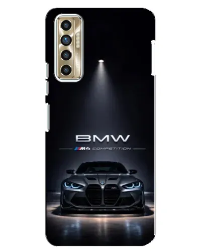 Чехол для TECNO Camon 17P (CG7n) с картинкой «BMW сквозь ночной город» Чехол для TECNO Camon 17P (CG7n) с картинкой «BMW сквозь ночной город»