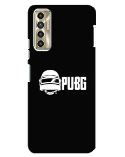 Чохол для TECNO Camon 17P (CG7n) з картинкою «PUBG — класичний лого»
