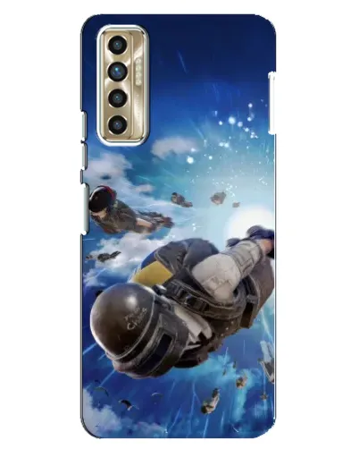 Чехол для TECNO Camon 17P (CG7n) с картинкой «Десант PUBG — прыжок» Чехол для TECNO Camon 17P (CG7n) с картинкой «Десант PUBG — прыжок»