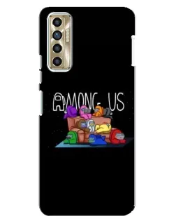 Чохол для TECNO Camon 17P (CG7n) з картинкою «Логотип Among Us» Чохол для TECNO Camon 17P (CG7n) з картинкою «Логотип Among Us»