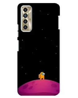Чохол для TECNO Camon 17P (CG7n) з картинкою «Самотній герой на планеті» Чохол для TECNO Camon 17P (CG7n) з картинкою «Самотній герой на планеті»
