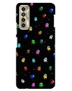 Чохол для TECNO Camon 17P (CG7n) з картинкою «Екіпаж Among Us» Чохол для TECNO Camon 17P (CG7n) з картинкою «Екіпаж Among Us»