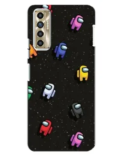 Чохол для TECNO Camon 17P (CG7n) з картинкою «Космічний патерн Among Us» Чохол для TECNO Camon 17P (CG7n) з картинкою «Космічний патерн Among Us»