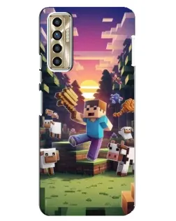 Чохол для TECNO Camon 17P (CG7n) з картинкою «Стів на фермі» Чохол для TECNO Camon 17P (CG7n) з картинкою «Стів на фермі»