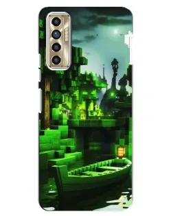 Чехол для TECNO Camon 17P (CG7n) с картинкой «Minecraft лесной пейзаж» Чехол для TECNO Camon 17P (CG7n) с картинкой «Minecraft лесной пейзаж»