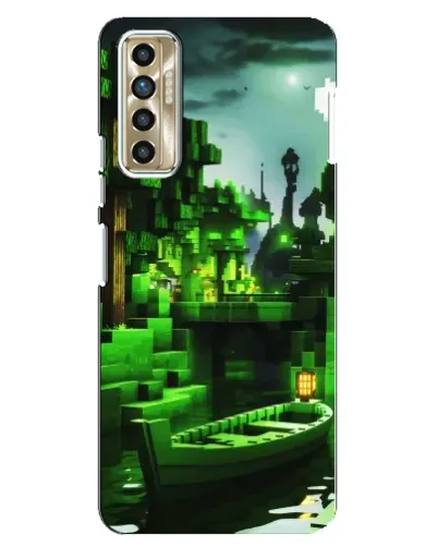 Чехол для TECNO Camon 17P (CG7n) с картинкой «Minecraft лесной пейзаж» Чехол для TECNO Camon 17P (CG7n) с картинкой «Minecraft лесной пейзаж»