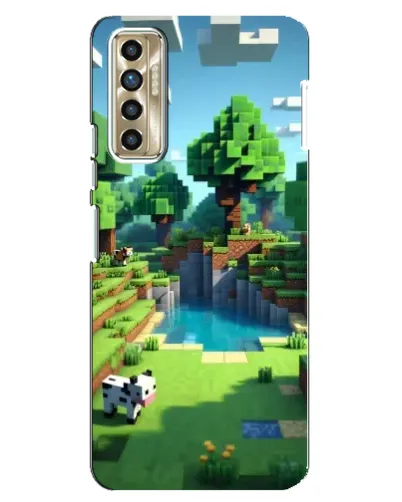 Чехол для TECNO Camon 17P (CG7n) с картинкой «Minecraft летний день» Чехол для TECNO Camon 17P (CG7n) с картинкой «Minecraft летний день»