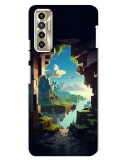 Чехол для TECNO Camon 17P (CG7n) с картинкой «Вид из пещеры» Чехол для TECNO Camon 17P (CG7n) с картинкой «Вид из пещеры»