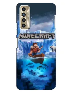 Чехол для TECNO Camon 17P (CG7n) с картинкой «Minecraft ледяной мир» Чехол для TECNO Camon 17P (CG7n) с картинкой «Minecraft ледяной мир»