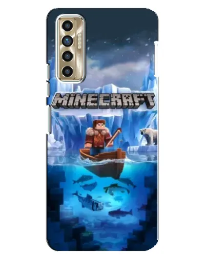 Чехол для TECNO Camon 17P (CG7n) с картинкой «Minecraft ледяной мир» Чехол для TECNO Camon 17P (CG7n) с картинкой «Minecraft ледяной мир»