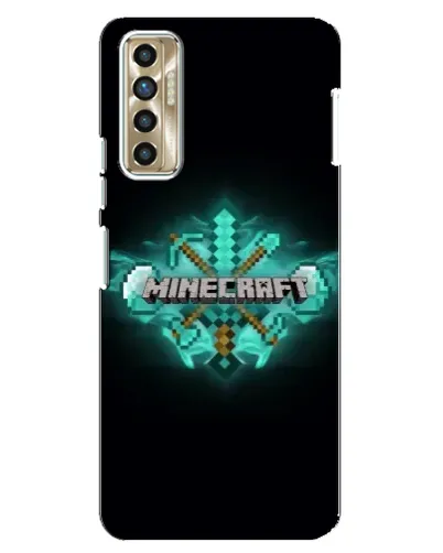 Чехол для TECNO Camon 17P (CG7n) с картинкой «Minecraft Diamond лого» Чехол для TECNO Camon 17P (CG7n) с картинкой «Minecraft Diamond лого»