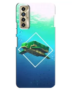 Чехол для TECNO Camon 17P (CG7n) с картинкой «Черепаха Minecraft» Чехол для TECNO Camon 17P (CG7n) с картинкой «Черепаха Minecraft»