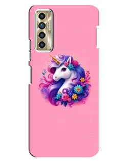 Чехол для TECNO Camon 17P (CG7n) с картинкой «Сказочный единорог»