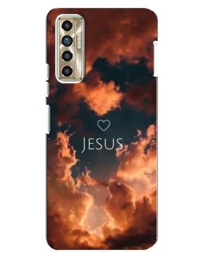Чехол для TECNO Camon 17P (CG7n) с картинкой «Сияние Имени Jesus»