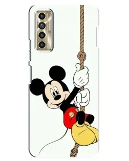 Чохол для TECNO Camon 17P (CG7n) з картинкою «Mickey на канаті» Чохол для TECNO Camon 17P (CG7n) з картинкою «Mickey на канаті»