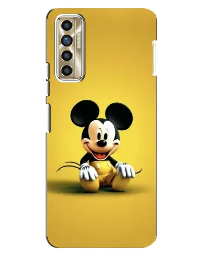 Чехол для TECNO Camon 17P (CG7n) с картинкой «Микки на желтом» Чехол для TECNO Camon 17P (CG7n) с картинкой «Микки на желтом»