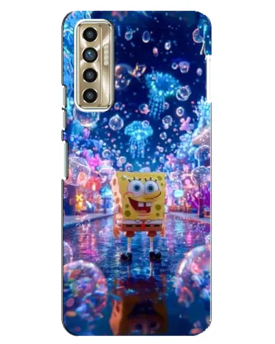 Чехол для TECNO Camon 17P (CG7n) с картинкой «Неоновый океан»